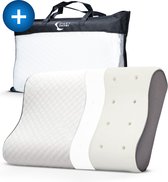 Diley Dreams Ergo Orthopedisch Traagschuim Hoofdkussen – Voor Nekklachten –Kussen – 50x30x10cm