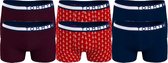 Tommy Hilfiger 6-pack boxershorts trunk deep rouge