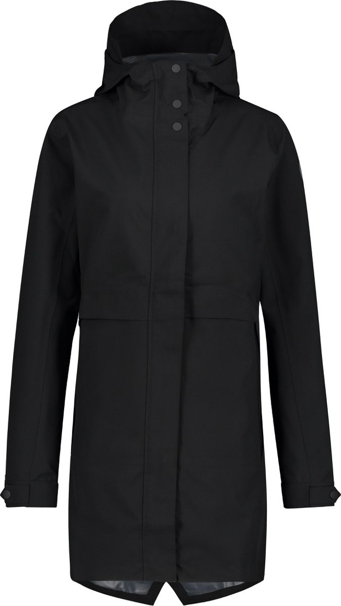 Parka Regenjas Urban Outdoor Dames Zwart