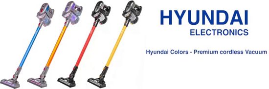 Hyundai - Rainbow - Draadloze steelstofzuiger - 100 watt - Rainbow -  Draadloos | bol.com