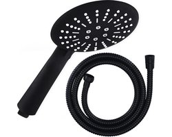 Douchekop met Slang – Mat Zwart - 3 functies – Handdouche – Hoofddouche