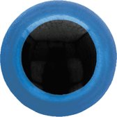 Veiligheidsoogjes 28mm Blauw (2 paar)