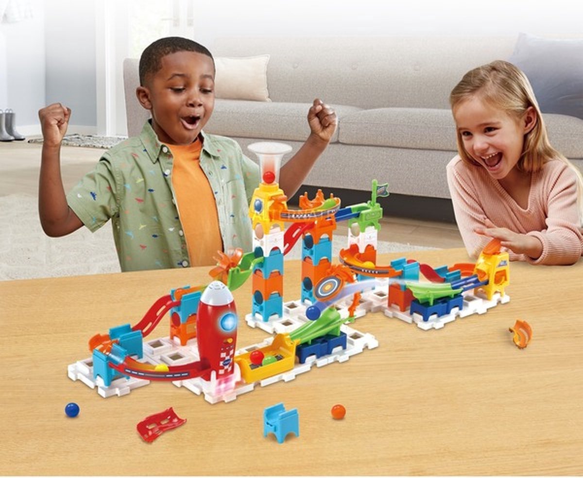 Marble Rush Rocket Set - Interactieve Knikkerbaan met Licht Marble Rush Rocket Set - Interactieve Knikkerbaan met Licht