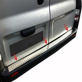 Renault Trafic Achterbumper Beschermlijst chroom 2001-2014