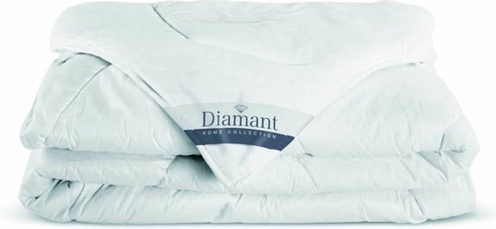 Diamant Dekbed Elegance 10% Eendendons - Enkel - Eenpersoons - 140x200 cm - Wit