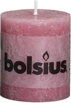 Bolsius Stompkaars 190/68 rustiek Oud roze
