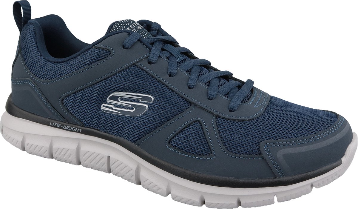 Skechers Track Scloric 52631 NVY Mannen Marineblauw Hardloopschoenen