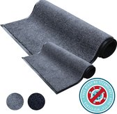 Virusreducerende Deurmatten Set 2 stuks Studio M - HYGIENE PRO - Droogloopmat binnen - 40x60 cm + 90X150 cm - Grijs - Voordeelpakket Deurmatten