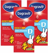 3x Dagravit Kids Vitamine D Olie 25 ml