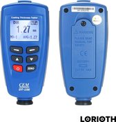 LORIOTH® Coating Dikte Tester - Lak Kwaliteit Testen - Professionele Coating Tester - LCD Scherm - Zwart