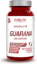 Superfoods - Guarana 22% caffeine 455mg 100 Capsules - Evolite Nutrition