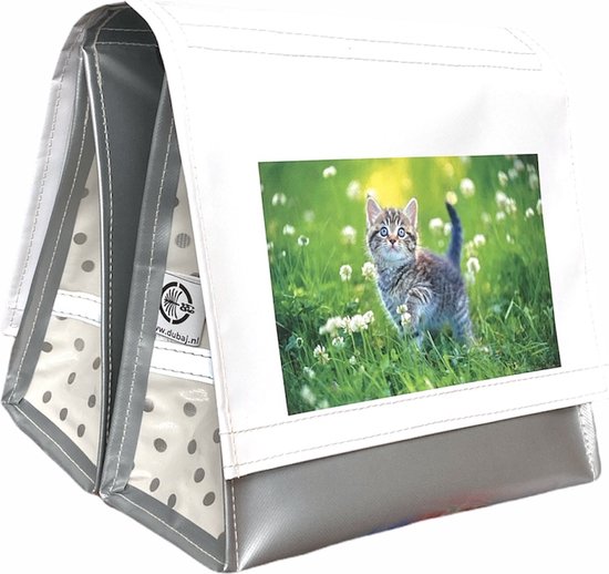 Dubbele kinderfietstas S huisdier KITTEN van Beck. — afbeelding 5