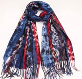 Lange Warme Sjaal - Blauw - 180 x 70 cm (2222#)
