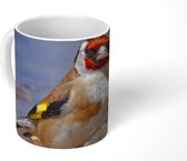 Mok - Koffiemok - Een putter staat in een waterplas - Mokken - 350 ML - Beker - Koffiemokken - Theemok
