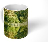 Mok - Reflectie van de bossen in het Echo meer in het Nationaal Park Roztocze - 350 ML - Beker