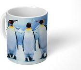 Mok - Koffiemok - Drie pinguïns portret - Mokken - 350 ML - Beker - Koffiemokken - Theemok