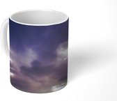 Mok - Donkere wolken met paarse tinten - 350 ML - Beker