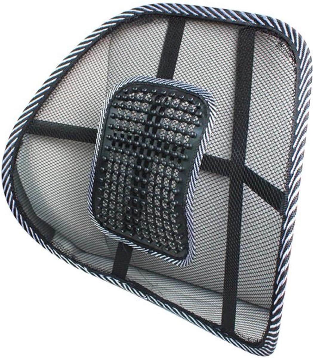 Livtribe Lumbar Support Cushion for Car, Memory Foam Back Support for Car, Middle/Lower Back Support Pad for Car Seat (Black
