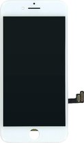Waeyz - iPhone 8 LCD Scherm - Vervangende Beeldscherm LCD Touch - Voorgemonteerd Metalen achter Plaat - Voor iPhone 8 WIT - Met GRATIS Screenprotector
