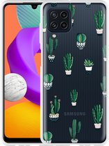 Hoesje Geschikt voor Samsung Galaxy M22 Cactus