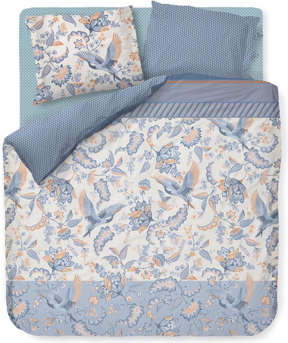 Pip Studio Royal Birds Dekbedovertrek - Blauw