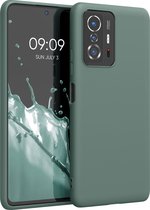 kwmobile telefoonhoesje voor Xiaomi 11T / 11T Pro - Hoesje voor smartphone - Back cover in blauwgroen