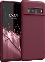 kwmobile telefoonhoesje voor Google Pixel 6 Pro - Hoesje voor smartphone - Back cover in bordeaux-violet