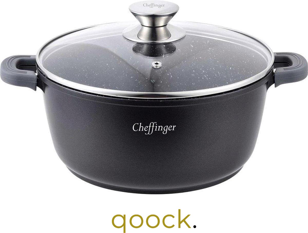 Cheffinger Cooking | Braadpan met deksel | 32cm | Alle warmtebronnen | DC32
