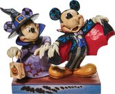 Disney Traditions Mickey & Minnie Terrifying Trick - or Treaters