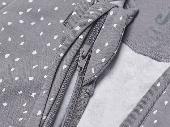 Jollein - Baby Winterslaapzak (Spickle - Grey) - Katoen - 4-Seizoenen - Winterslaapzakje Baby, Babyslaapzak - 110cm — afbeelding 4