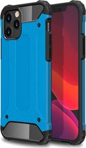 Mobiq - Rugged Armor Case iPhone 12 Pro Max - Lichtblauw