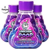 2x - Eenhoorn slijm - Unicorn slime - eenhoorn putty - Unicorn putty - poo slime - slijm pakket - regenboog kleuren - glitterslijm - unicorn poop - soft klei