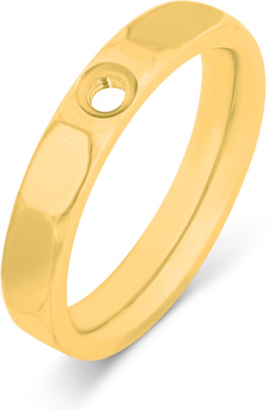 Melano Twisted - Ring - Doré - Taille 54 - Tine