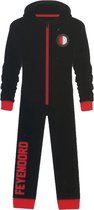 Feyenoord Kids Onesie Zwart / Rood - Maat 152/158