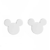 SALE - Kinderoorbellen – Staal – Zilverkleurig – Mickey – Cadeau voor kind
