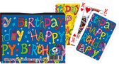Speelkaarten - Happy birthday - In geschenkdoosje