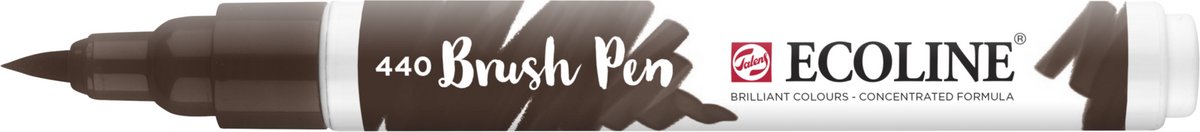 Ecoline - Brushpen - Sepia donker - 440 Talens