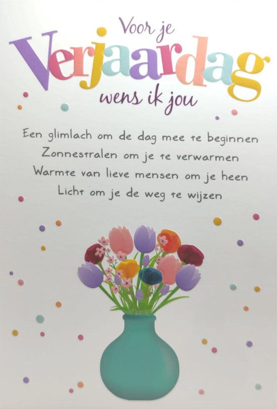 Kaart - Intense - Voor jouw verjaardag wens ik jou - TE026-A