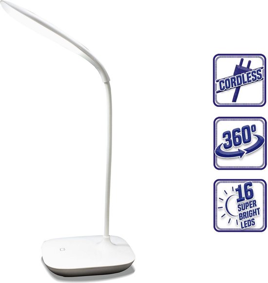 vertraging Munching Vestiging Starlyf Mobiele Led lamp USB oplaadbaar | Bureaulamp | Leeslamp | Draadloos  |... | bol.com