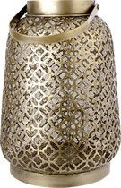 WINDLICHT MOROCCO BRASS - GEELKOPER 24X2 4XH34CM METAAL