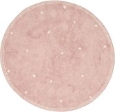 Little Dutch Vloerkleed Kinderkamer Pure Pink Dot - 110 cm - Fair Trade