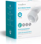 WoW Shop Motion Sensor Bewegingssensor | Wi-Fi | Netvoeding | IP20 | Detectiehoek: 120 ° | Detectiebereik: 10.0 m | Android™ / IOS | Wit