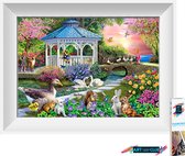 Artstudioclub™  Diamond painting volwassenen 30*40cm  tuin