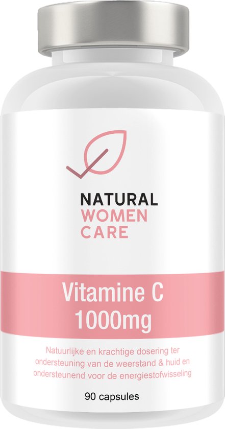 Foto: Natural women care vitamine c 1000 mg vitamine weerstand anti oxidant bij vermoeidheid celbeschermend vegan