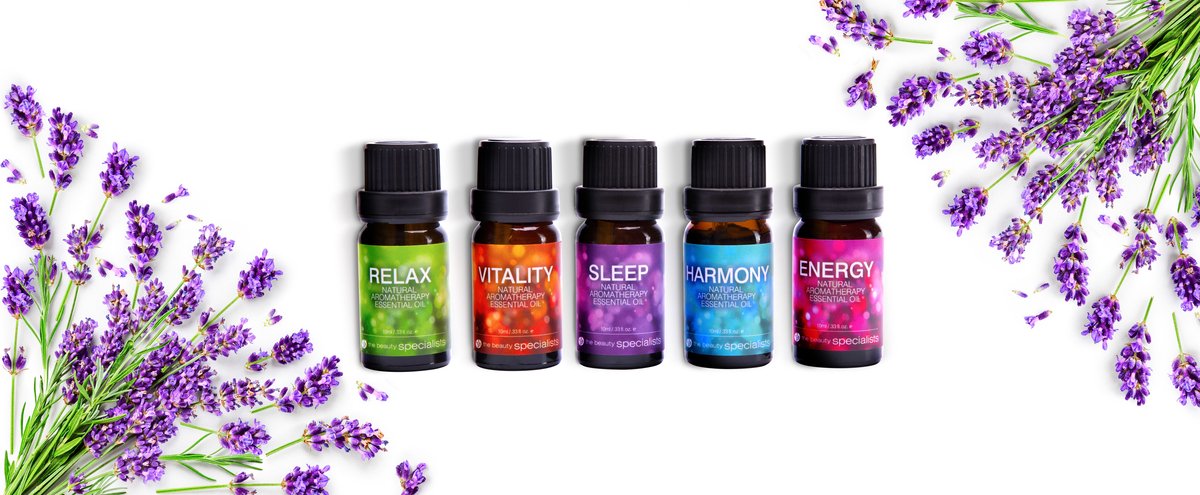 Goedkoopste Rio -BLOL-5PK Aromatherapie Wellbeing Essential Oils 5st a 10 ml