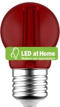 LEDatHOME - LED Globetta G45 Decoratieve Rode 1.4W E27 Lamp