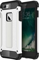 Mobiq Rugged Armor Case iPhone 8 Plus | iPhone 7 Plus | Stevige back cover | TPU en Polycarbonaat | Stoer ontwerp | Schokbestendig hoesje Apple iPhone 7 Plus / 8 Plus (5.5 inch) -