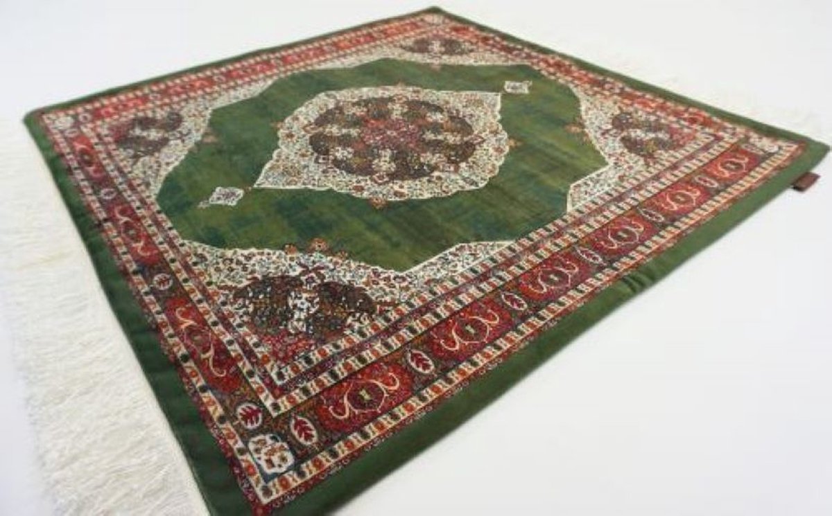SusaStyle - OUTLET - Wandkleed Mishawat – 70x70 cm – Perzisch design – Luxe woondecoratie met zijdezachte glans
