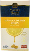 Manukahoning MGO 400+ druppels met citroensmaak en vitamine C Nieuw-Zeeland 65g Manuka Health - Immuun Booster helpt tegen griep en verkoudheid