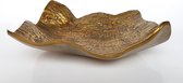 Decoratieve schaal / Fruitschaal - Goud - 30 x 31 x 11 cm hoog